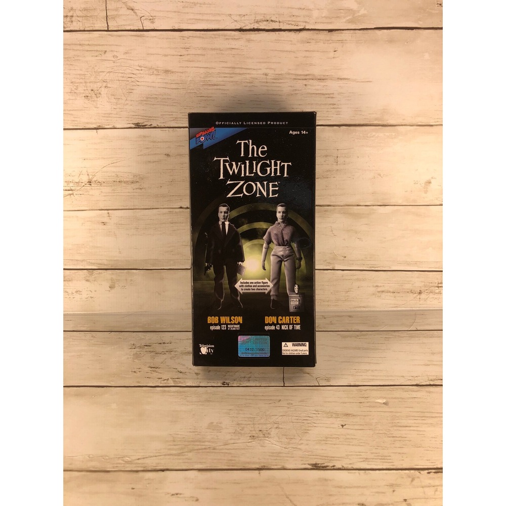 Twilight Zone William Shatner Signed Bob Wilson Don Carter Action Figure SDCC